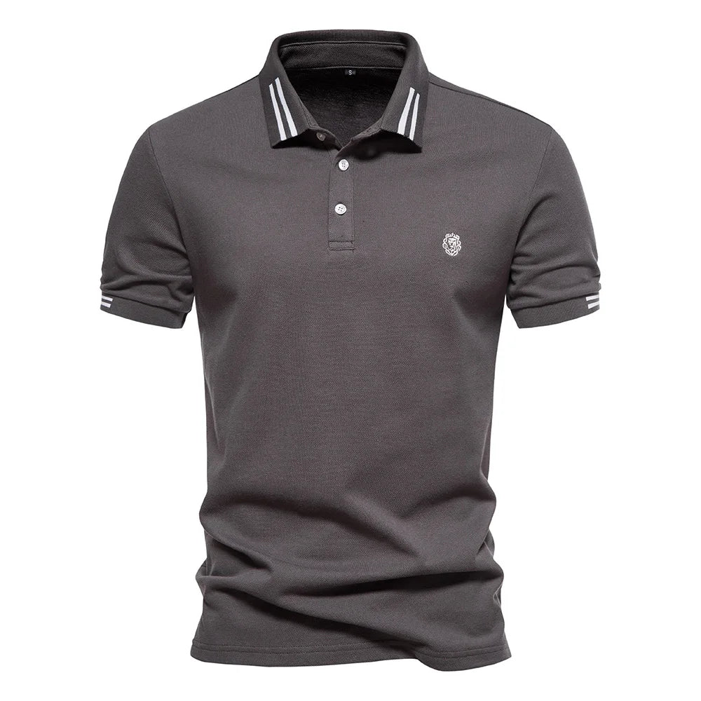 Baumwoll-Basic-Polo