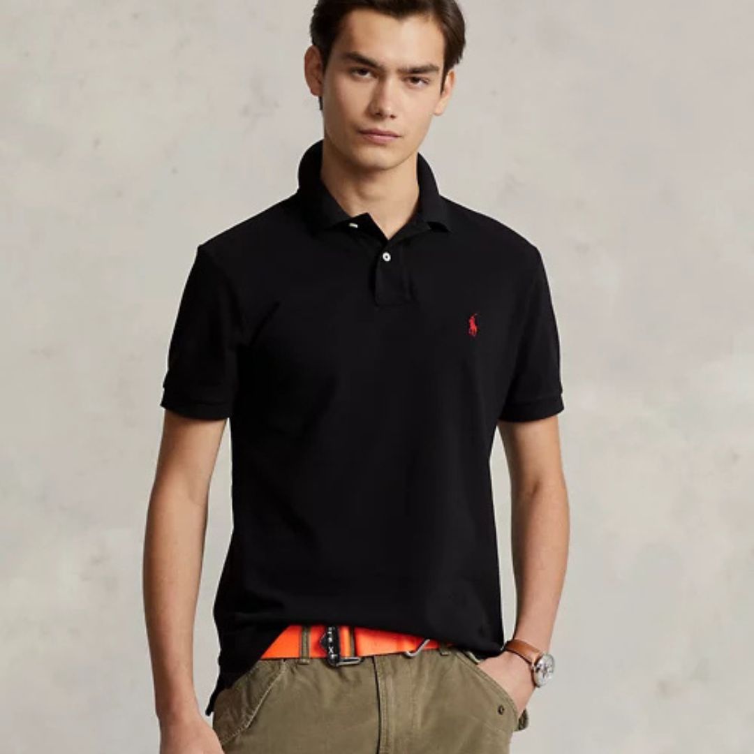 Classic-Fit Polo aus Baumwolle