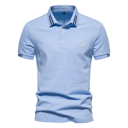 Baumwoll-Basic-Polo