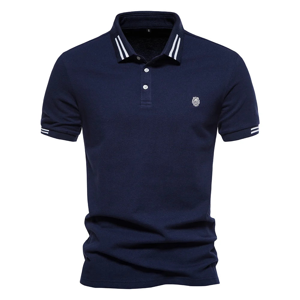 Baumwoll-Basic-Polo