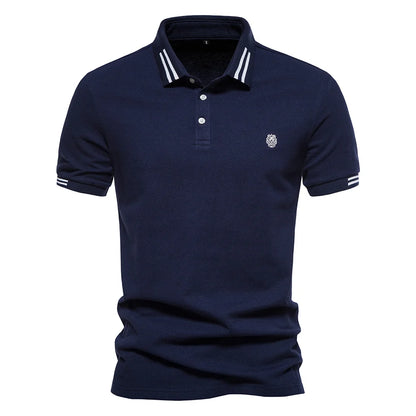 Baumwoll-Basic-Polo