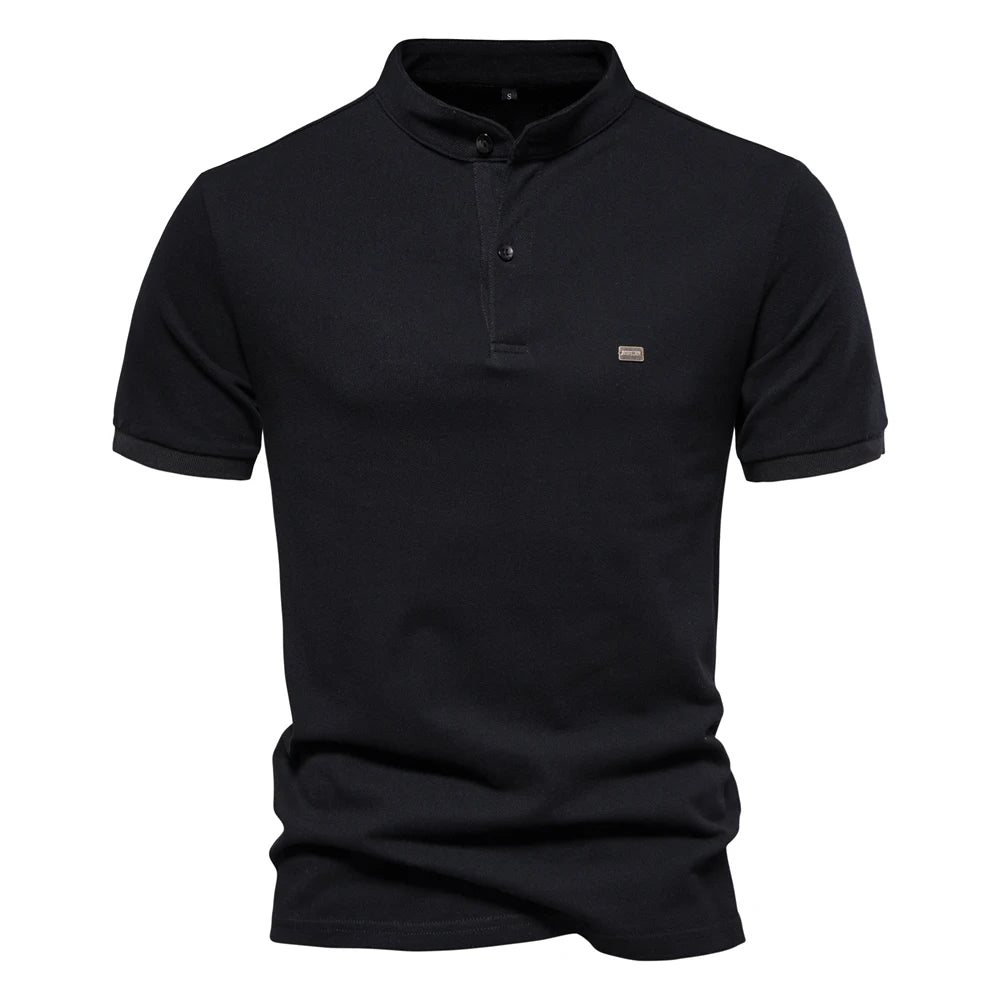 Baumwoll-Basic-Polo