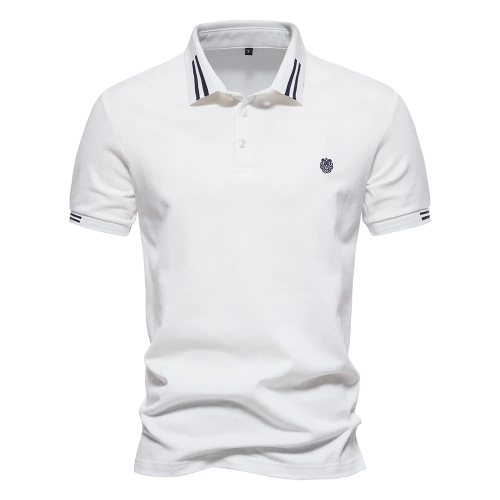 Baumwoll-Basic-Polo