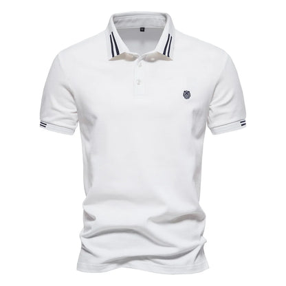 Baumwoll-Basic-Polo