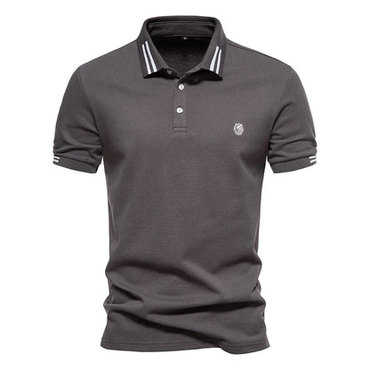 Baumwoll-Basic-Polo