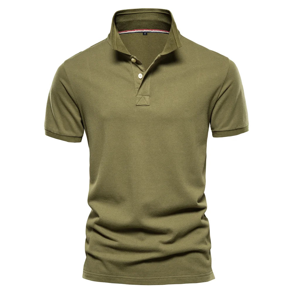 Baumwoll-Basic-Polo