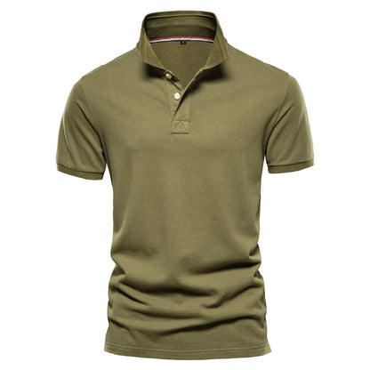 Baumwoll-Basic-Polo