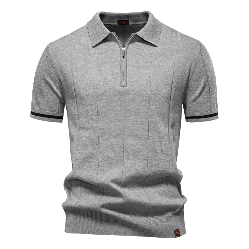Baumwoll‑Strick‑Polo